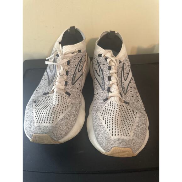 Brooks Glycerin Stealthfit GTS 20 Womens 11 B Shoes Wh/GrayRunning Walking Gym - Picture 3 of 6